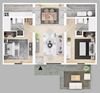 Galley - 2x2 - 864 sq. ft. with Carport